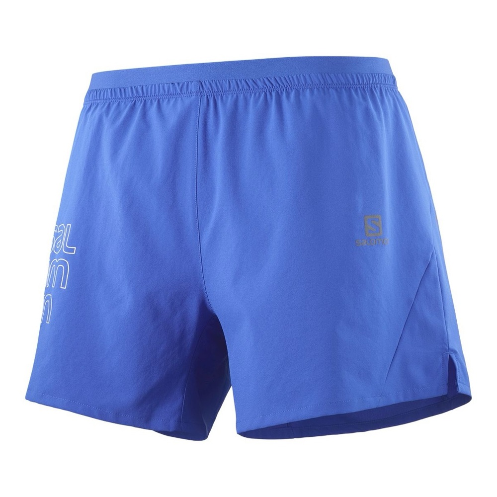 Salomon Men's Vibrant Blue Athletic Shorts